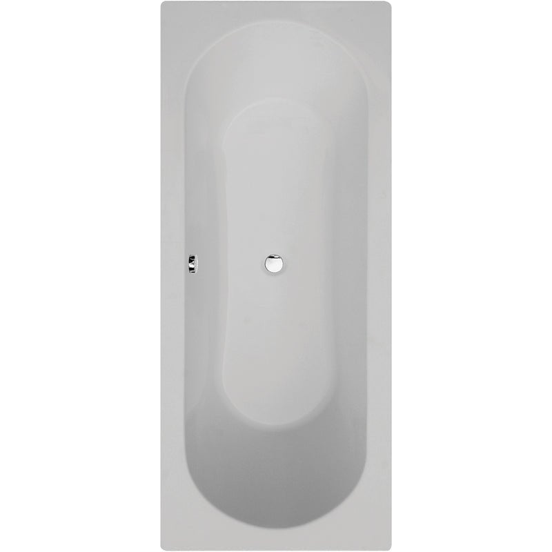 Frontline Aquabathe Duo Double Ended Bath 1800 x 800mm - White - SI805747 - TAP 'N' SHOWER