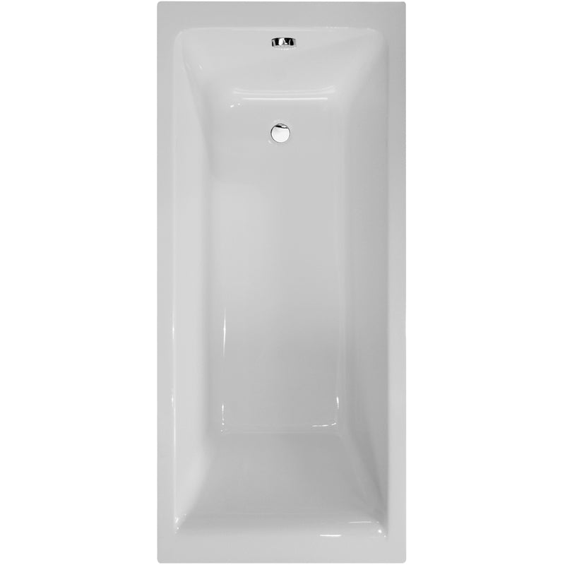 Frontline Aquabathe Medici Bath 1600 x 700mm - White - SI805749 - TAP 'N' SHOWER