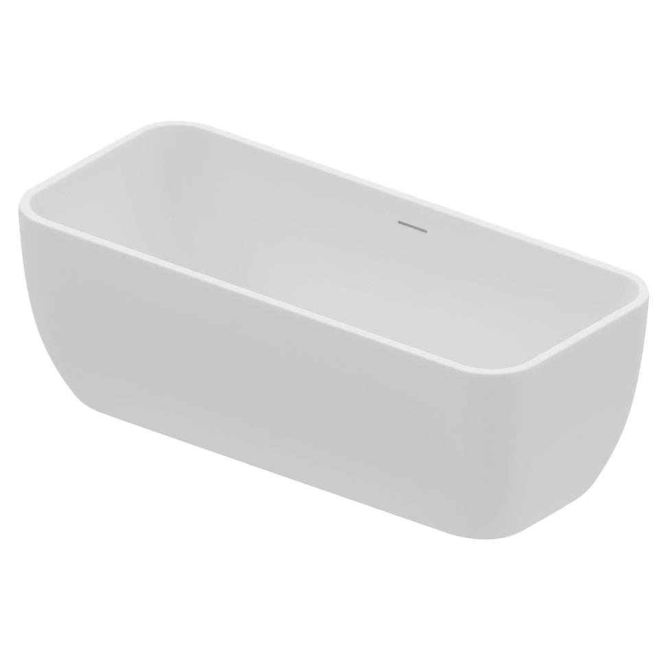 Frontline Aqua Eco Luxury Freestanding Bath 1700x750mm - White - SI806145 - TAP 'N' SHOWER
