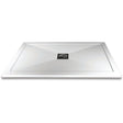 Frontline Aquaglass Slimline Shower Tray 1200x700mm - White - ST2512X70 - TAP 'N' SHOWER
