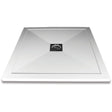 Frontline Aquaglass Slimline Square Shower Tray 760x760mm - White - ST25760SQ - TAP 'N' SHOWER