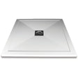 Frontline Aquaglass Slimline Shower Tray 900x900mm - White - ST25900SQ - TAP 'N' SHOWER