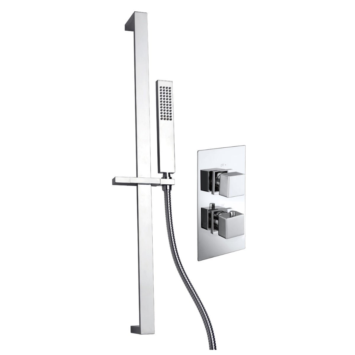 Frontline Aquaflow Pure Shower Pack 1 - Chrome - UFVISP - TAP 'N' SHOWER