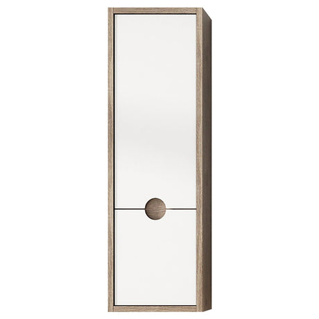 Frontline Aqua Kompass Tall Unit 120cm - Oak/White - VI082347 - TAP 'N' SHOWER