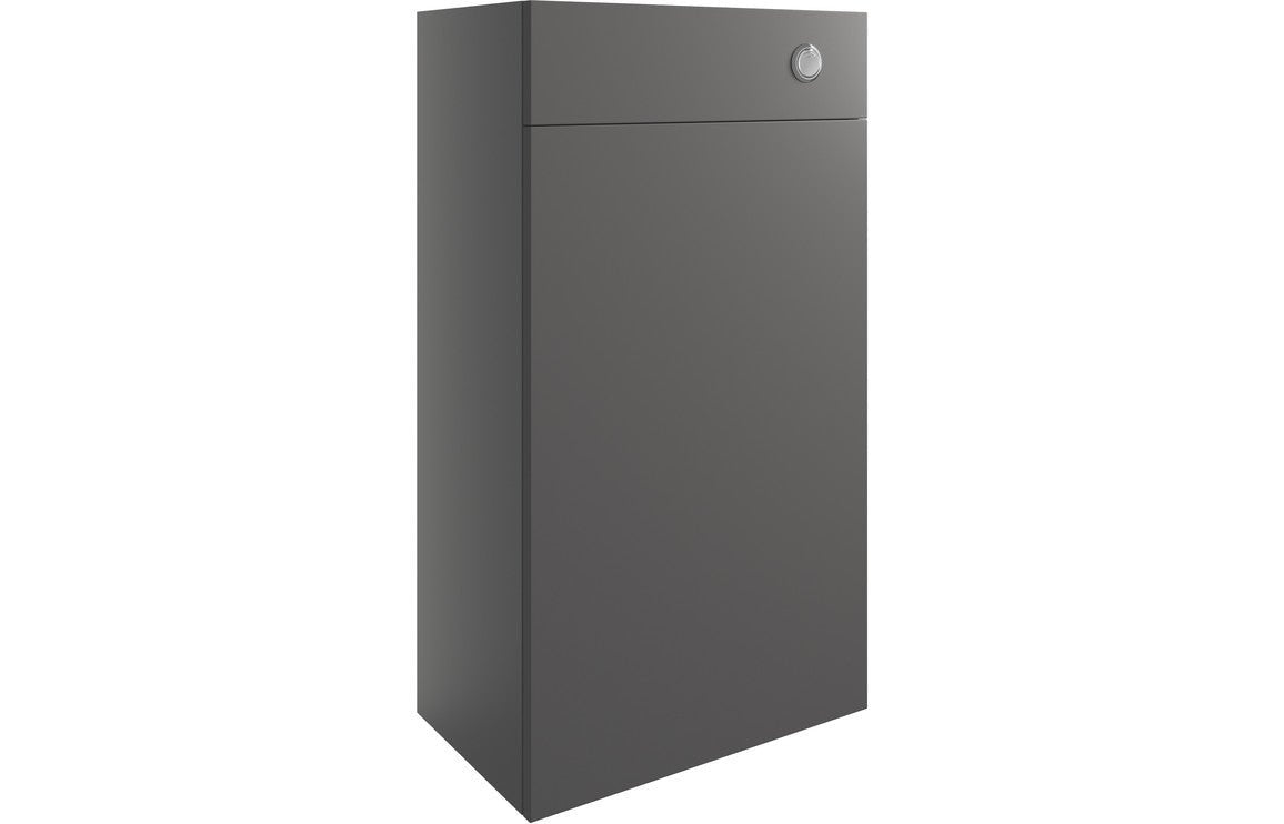 Prystine Visalia WC Unit 500mm - Onyx Grey Gloss - PRIS2781 - TAP 'N' SHOWER