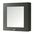 Kartell Astley Mirror Cabinet 600mm matt grey durable modern bathroom storage