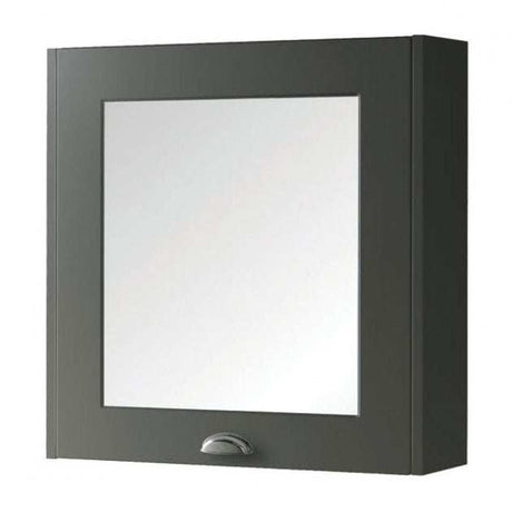 Kartell Astley Mirror Cabinet 600mm matt grey durable modern bathroom storage