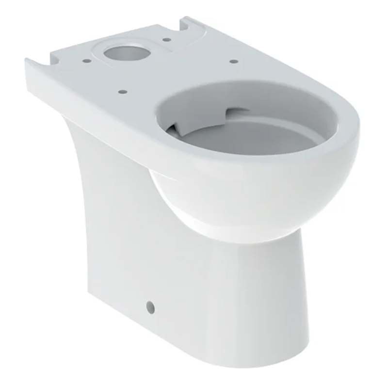 Geberit Selnova Compact Close Coupled Pan Rimless and Semi - Shrouded - White - 500.478.01.7 - TAP 'N' SHOWER