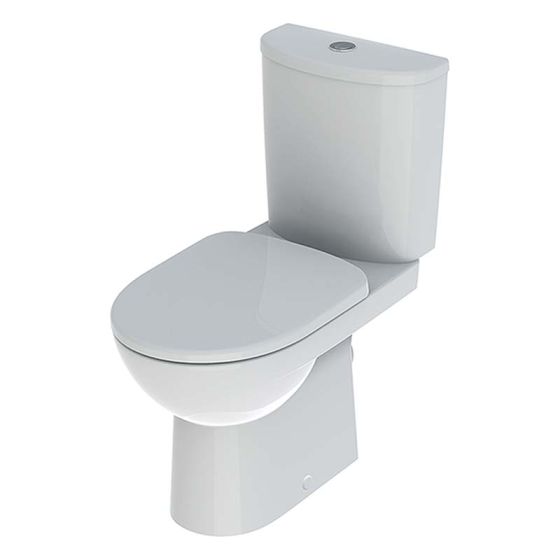 Geberit Selnova 3 - in - 1 Toilet Pack Close Coupled Pan Cistern and Seat - White - 503.121.00.1 - TAP 'N' SHOWER