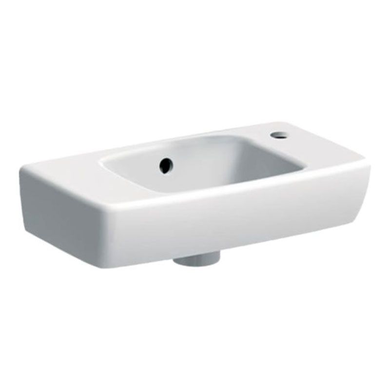 Geberit Selnova Compact RH Countertop Basin 450mm - White - 500.318.01.7 - TAP 'N' SHOWER