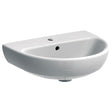 Geberit Selnova 1 Tap Hole Wash Basin 500mm - White - 501.048.00.6 - TAP 'N' SHOWER