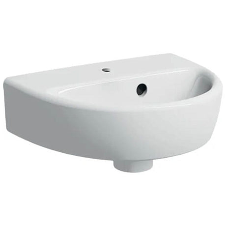 Geberit Selnova 1 Tap Hole Cloakroom Basin 360mm - White - 501.406.00.6 - TAP 'N' SHOWER