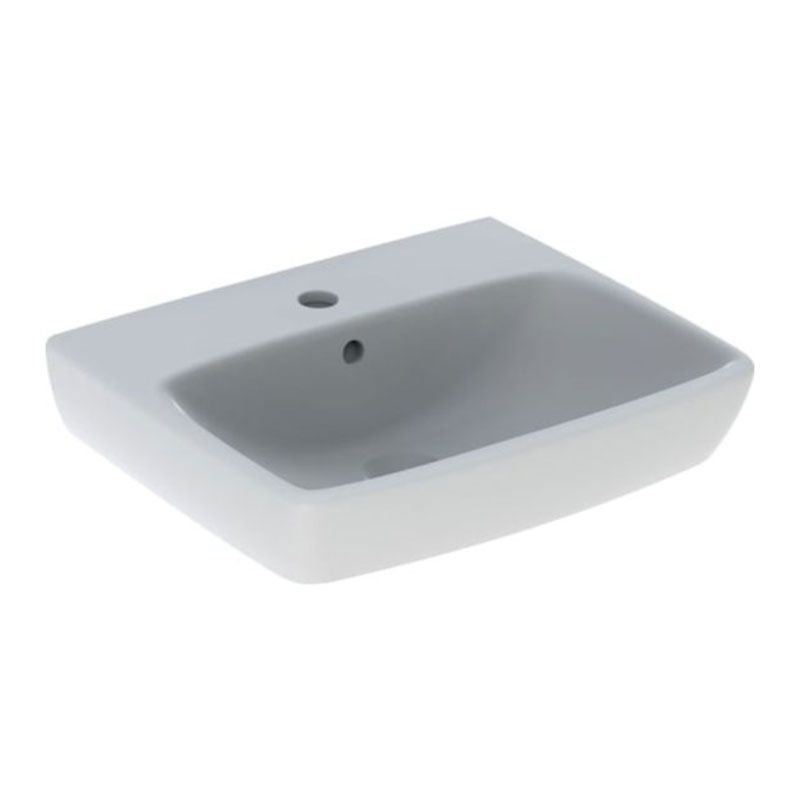Geberit Selnova 1 Tap Hole Square Countertop Basin 500mm - 501.460.00.6 - TAP 'N' SHOWER