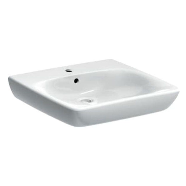 Geberit Selnova 1 Tap Hole Comfort Countertop Basin 550mm - White - 501.461.00.7 - TAP 'N' SHOWER