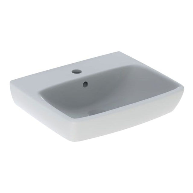 Geberit Selnova 1 Tap Hole Square Countertop Basin 550mm - White - 501.462.00.6 - TAP 'N' SHOWER