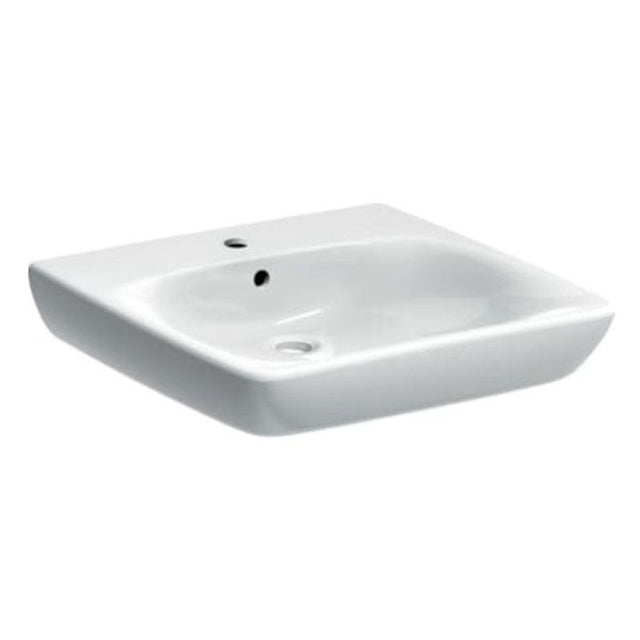 Geberit Selnova 1 Tap Hole Comfort Countertop Basin 650mm - White - 501.463.00.7 - TAP 'N' SHOWER
