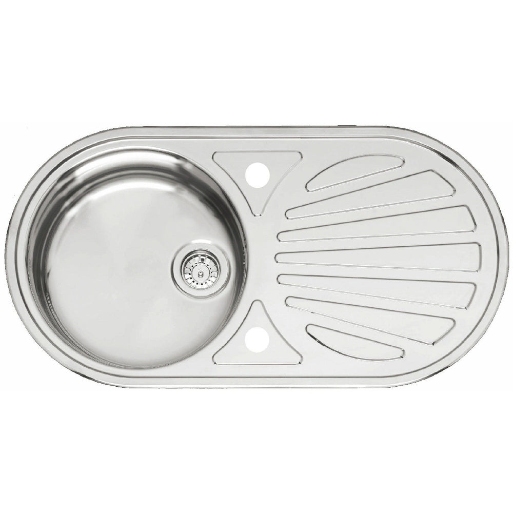 Reginox Galicia Comfort Inset Kitchen Sink - Stainless Steel - GALICIA - TAP 'N' SHOWER