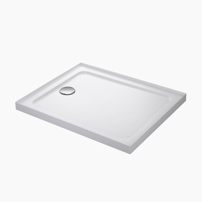 Mira Flight Low Low Shower Tray With 4 Upstands And Waste 1000 X 760mm - White 1.1697.500.WH - TAP 'N' SHOWER