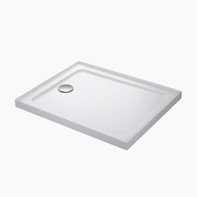 Mira Flight Low Low Shower Tray With 4 Upstands And Waste 1000 X 760mm - White 1.1697.500.WH - TAP 'N' SHOWER