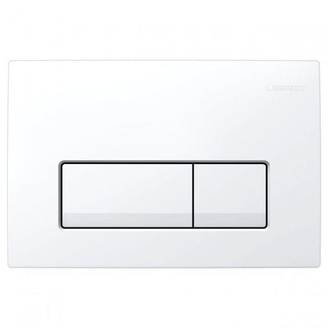 Geberit Delta50 Flush Plate for Dual Flush - White Alpine - 115.105.11.5 - TAP 'N' SHOWER