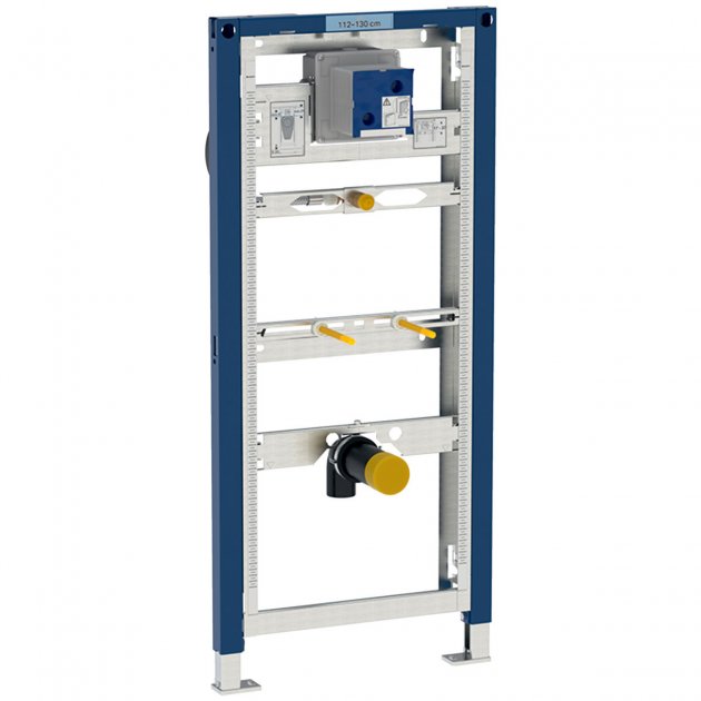 Geberit Duofix Universal Urinal Frame for Spray Head 500mm W x 1120 - 1300mm H - Blue - Blue - TAP 'N' SHOWER