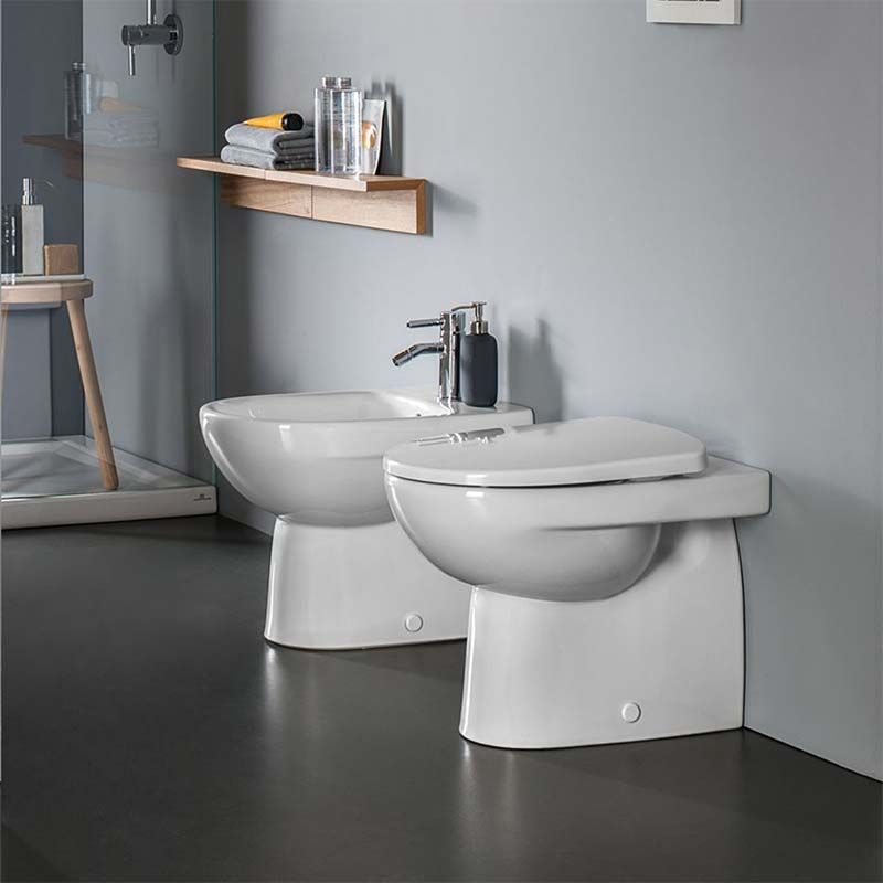 Geberit Selnova Square Rimless Close Coupled Pan - White - 501.563.01.7 - TAP 'N' SHOWER