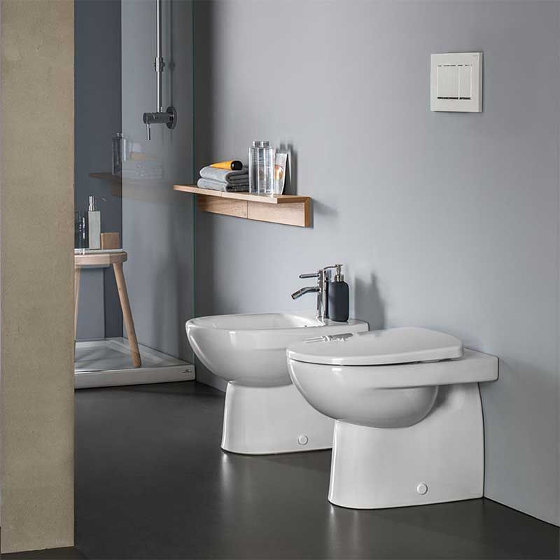 Geberit Selnova Back To Wall Pan - White - 501.043.00.6 - TAP 'N' SHOWER