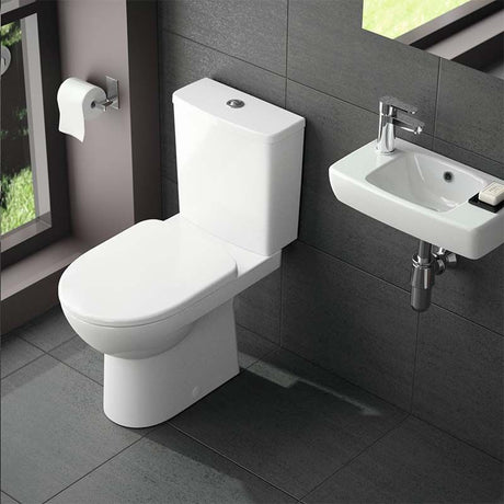 Geberit Selnova Close Coupled Pan - White - 500.151.01.7 - TAP 'N' SHOWER
