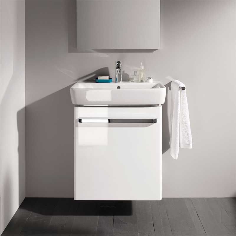 Geberit Selnova Compact Vanity Unit For Basin 550mm - White - 501.614.01.1 - TAP 'N' SHOWER