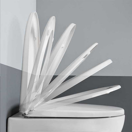 Geberit Selnova Soft Close Toilet Seat and Cover - White - 500.333.01.1 - TAP 'N' SHOWER