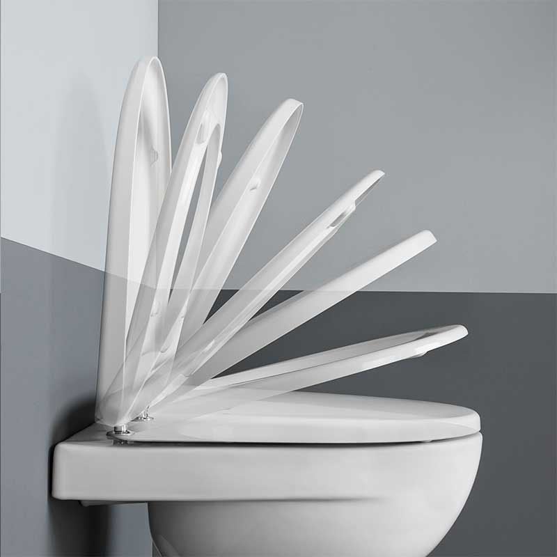 Geberit Selnova Quick Release Soft Close Toilet Seat and Cover - White - 500.335.01.1 - TAP 'N' SHOWER