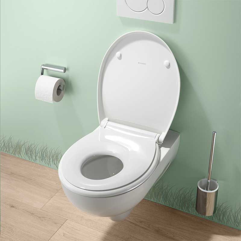 Geberit Soft Close Toilet Seat with Inner Seat Ring for Children - White - 500.339.01.1 - TAP 'N' SHOWER