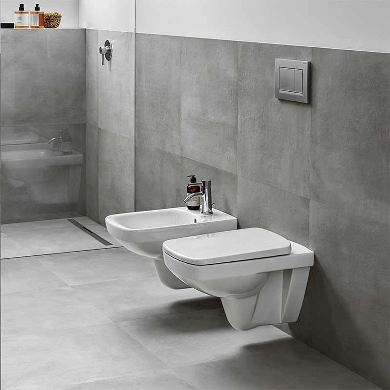 Geberit Selnova Square Rimless Wall - Hung WC Pan - White - 501.458.00.7 - TAP 'N' SHOWER