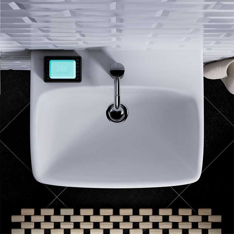 Geberit Selnova 1 Tap Hole Square Countertop Basin 500mm - 501.460.00.6 - TAP 'N' SHOWER