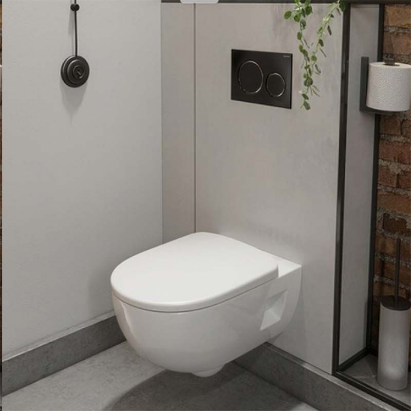 Geberit Selnova Standard Toilet Seat and Cover - White - 500.337.01.1 - TAP 'N' SHOWER