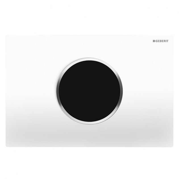 Geberit Sigma10 Modern Battery Operated Touchless Flush Plate for Cist