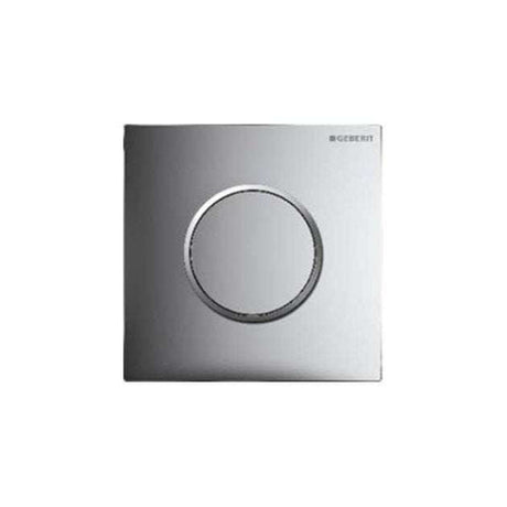 Geberit Sigma10 Contemporary Hytouch Hand Operated Pneumatic Urinal Flushing Control - Chrome - 116.015.KH.1