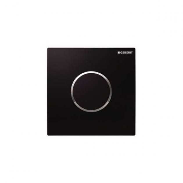 Geberit Sigma10 Contemporary Hytouch Mains Powered Infra-Red Urinal Flushing Control - Black - 116.025.KM.1