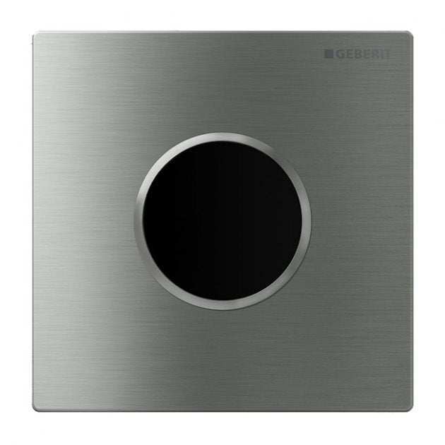 Geberit Sigma10 Commercial Mains Powered Electronic Urinal Flushing Control - Stainless Steel - 116.025.SN.1