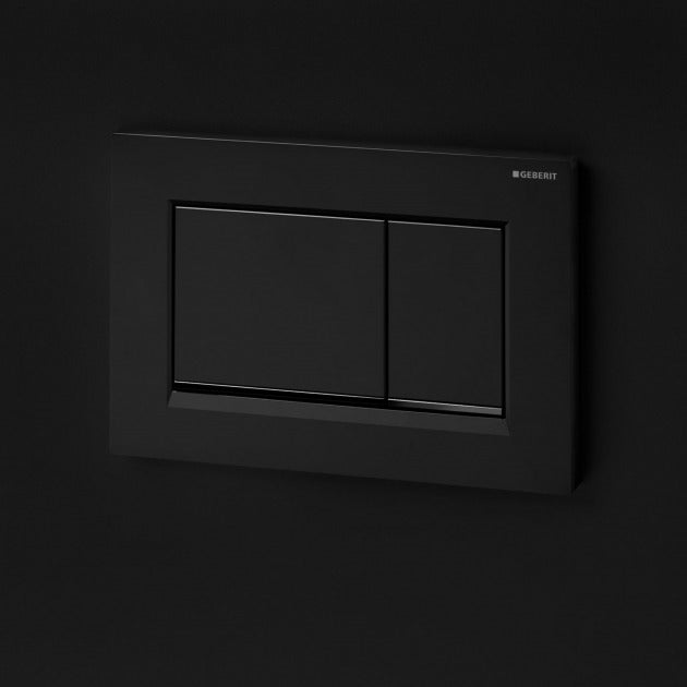 Geberit Sigma30 Dual Flush Plate - Matt Black - 115.883.16.1 - TAP 'N' SHOWER