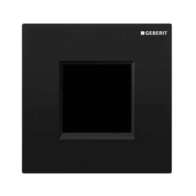 Geberit Sigma30 Modern Urinal Flush Electronic Mains - Black/Chrome - 116.027.KM.1