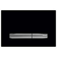 Geberit Sigma50 Modern Rectangular Dual Flush Plate - Jet Black - 115.788.DW.2