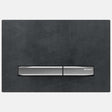 Geberit Sigma50 Modern Rectangular Dual Flush Plate - Mustang Slate - 115.788.JM.2