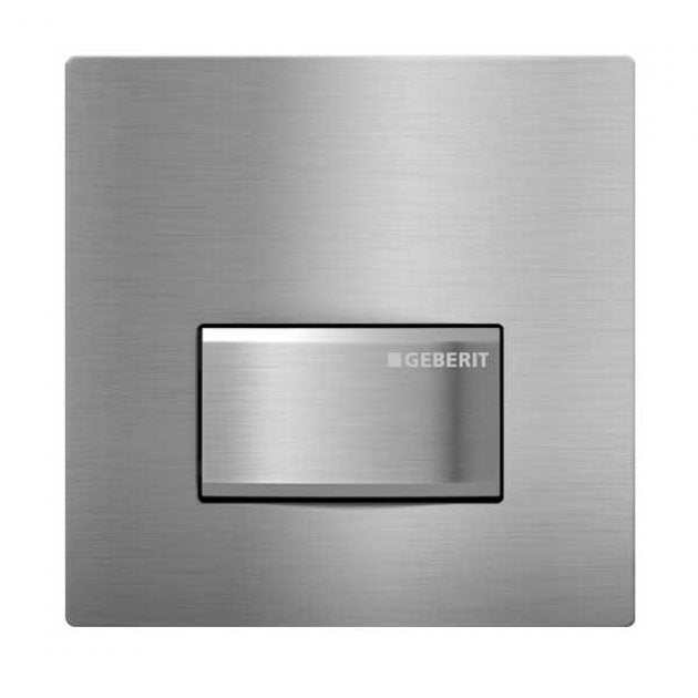 Geberit Sigma 50 Push Button Hytouch Hand Operated Pneumatic Urinal Flushing Control - Brushed Chrome - 116.016.GH.5