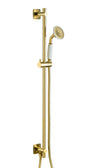 JTP Grosvenor Slide Rail Kit Single with Function Handset and Hose - Antique Brass - GR761281G