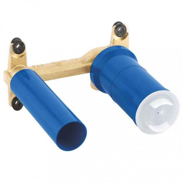 Grohe 1/2 inch universal concealed body single-lever mixer with corrosion-resistant brass and blue protective covers