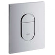 Grohe Arena Modern Cosmopolitan Dual Flush Plate - Chrome - 38844000