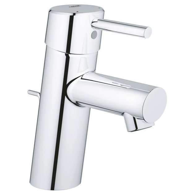 Grohe Concetto Modern Pop Up Waste Mono Basin Mixer Tap - Chrome - 3220210L