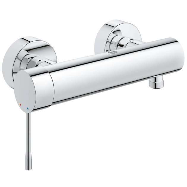 Grohe Essence Modern Wall Mounted Single Handle Shower Mixer Valve - Chrome - 33636001 - TAP 'N' SHOWER