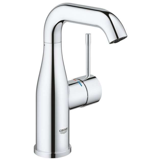 Grohe Essence Modern Swivel Spout M - Size Basin Mixer Tap - Chrome - 23463001 - TAP 'N' SHOWER